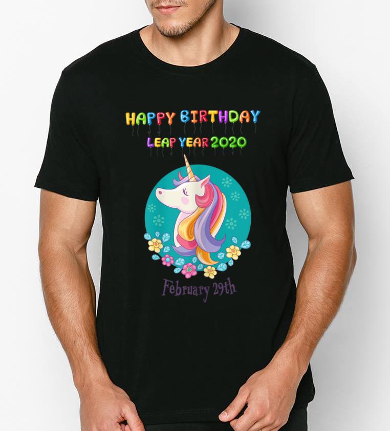 Awesome Leap Day 2020 Happy Birthday Unicorn Bruary 29th shirt 4 - Awesome Leap Day 2020 Happy Birthday Unicorn Bruary 29th shirt