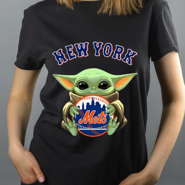 Awesome Star Wars Baby Yoda Hug MLB New York Mets shirt 4 - Awesome Star Wars Baby Yoda Hug MLB New York Mets shirt