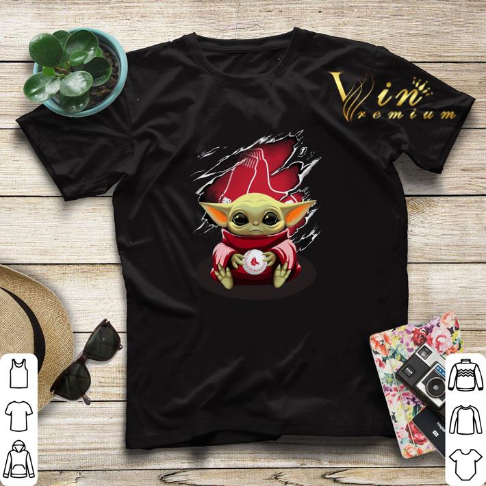 Baby Yoda Blood Inside Boston Red Sox shirt sweater 4 - Baby Yoda Blood Inside Boston Red Sox shirt sweater