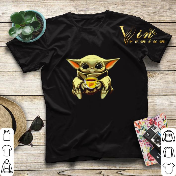 Baby Yoda hug Luke s coffee Star Wars shirt sweater 4 - Baby Yoda hug Luke's coffee Star Wars shirt sweater