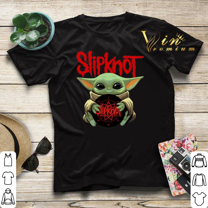 Baby Yoda hug Slipknot Albums Star Wars shirt sweater 4 - Baby Yoda hug Slipknot Albums Star Wars shirt sweater