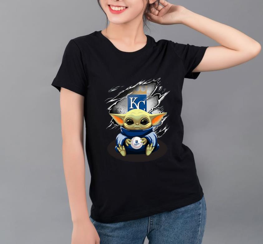 Beautiful Kansas City Royals Baby Yoda Blood Inside shirt 4 - Beautiful Kansas City Royals Baby Yoda Blood Inside shirt