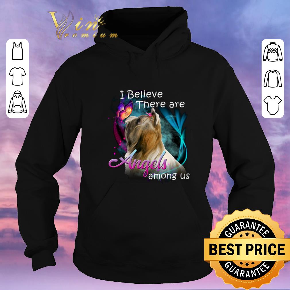 Funny Shih Tzu i believe there are Angels among us shirt sweater 4 - Funny Shih Tzu i believe there are Angels among us shirt sweater