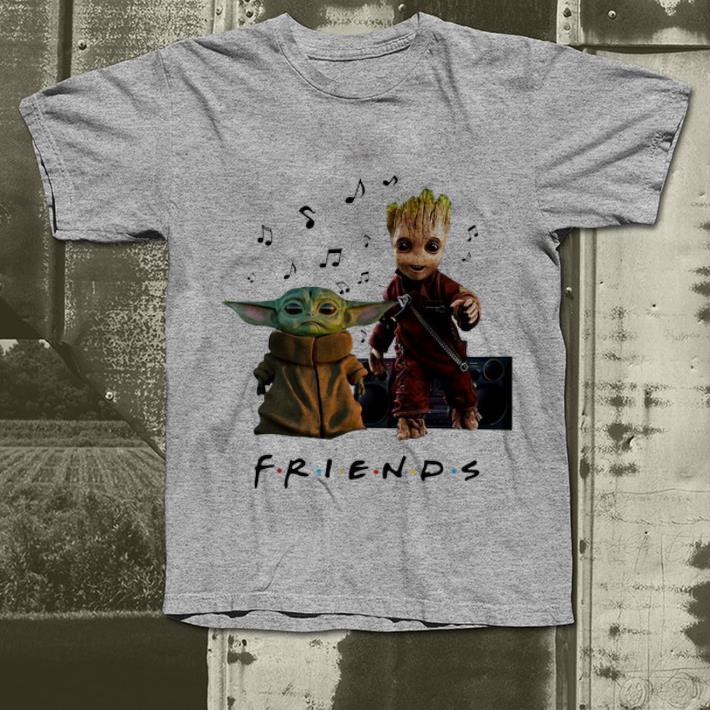 Great Baby Yoda And Baby Groot Friends shirt 4 - Great Baby Yoda And Baby Groot Friends shirt