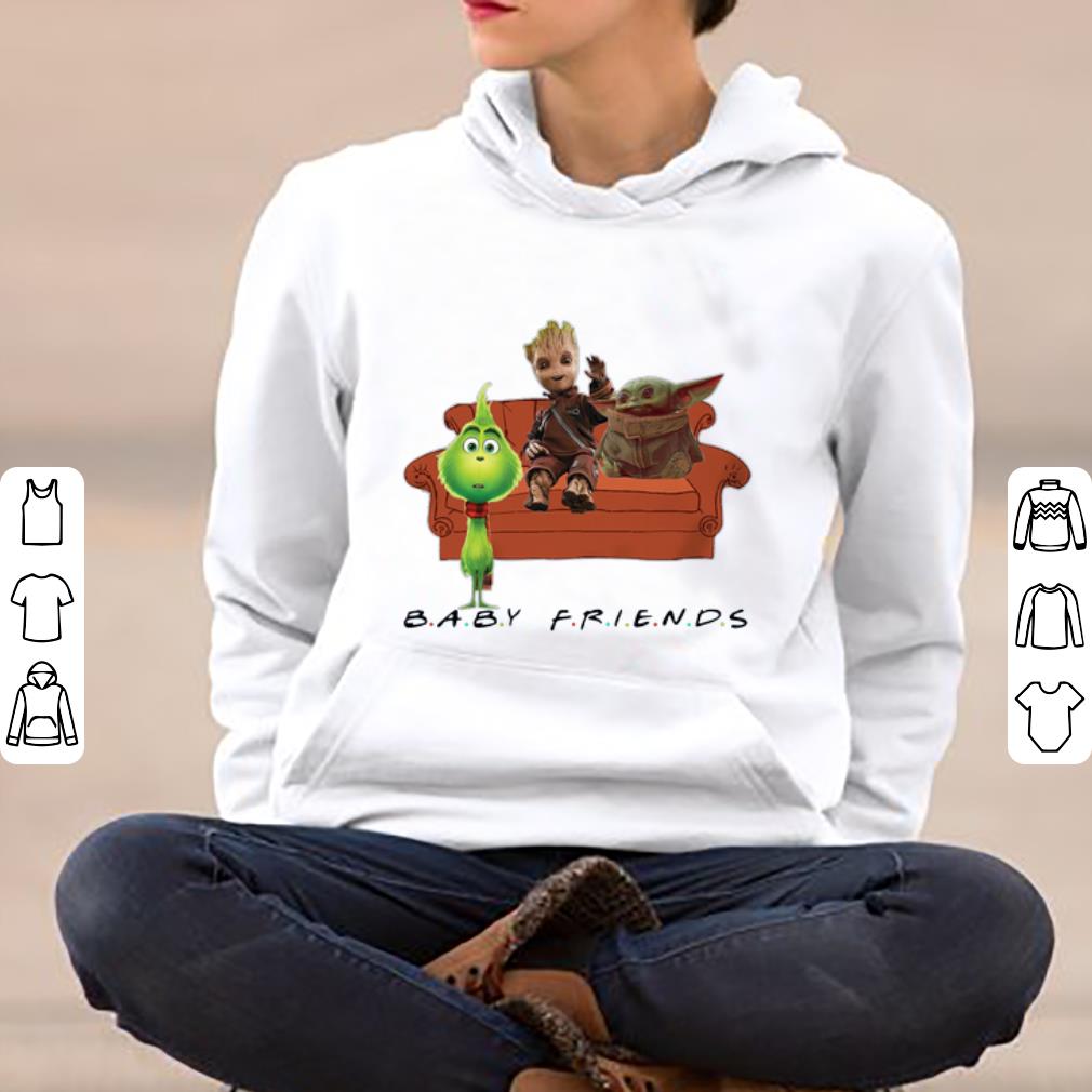 Hot Baby Grinch Groot Yoda Baby Friends shirt 4 - Hot Baby Grinch Groot Yoda Baby Friends shirt