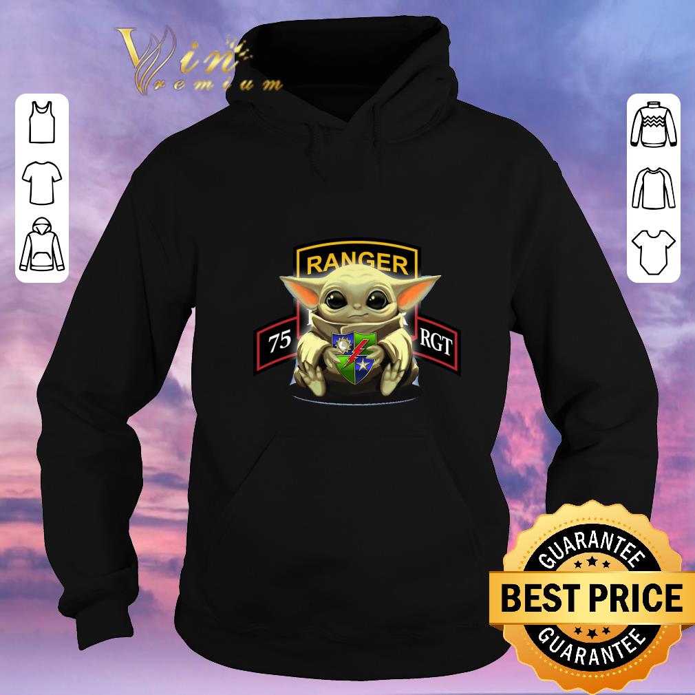 Hot Baby Yoda Hug 75th Ranger Regiment shirt sweater 4 - Hot Baby Yoda Hug 75th Ranger Regiment shirt sweater