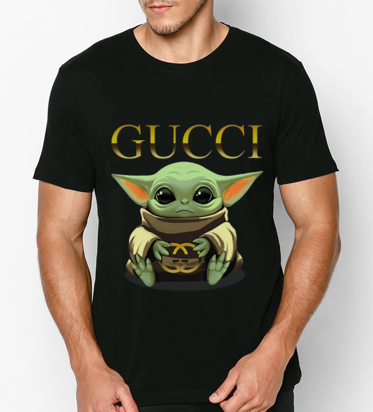 Hot Baby Yoda hug Gucci shirt 4 - Hot Baby Yoda hug Gucci shirt