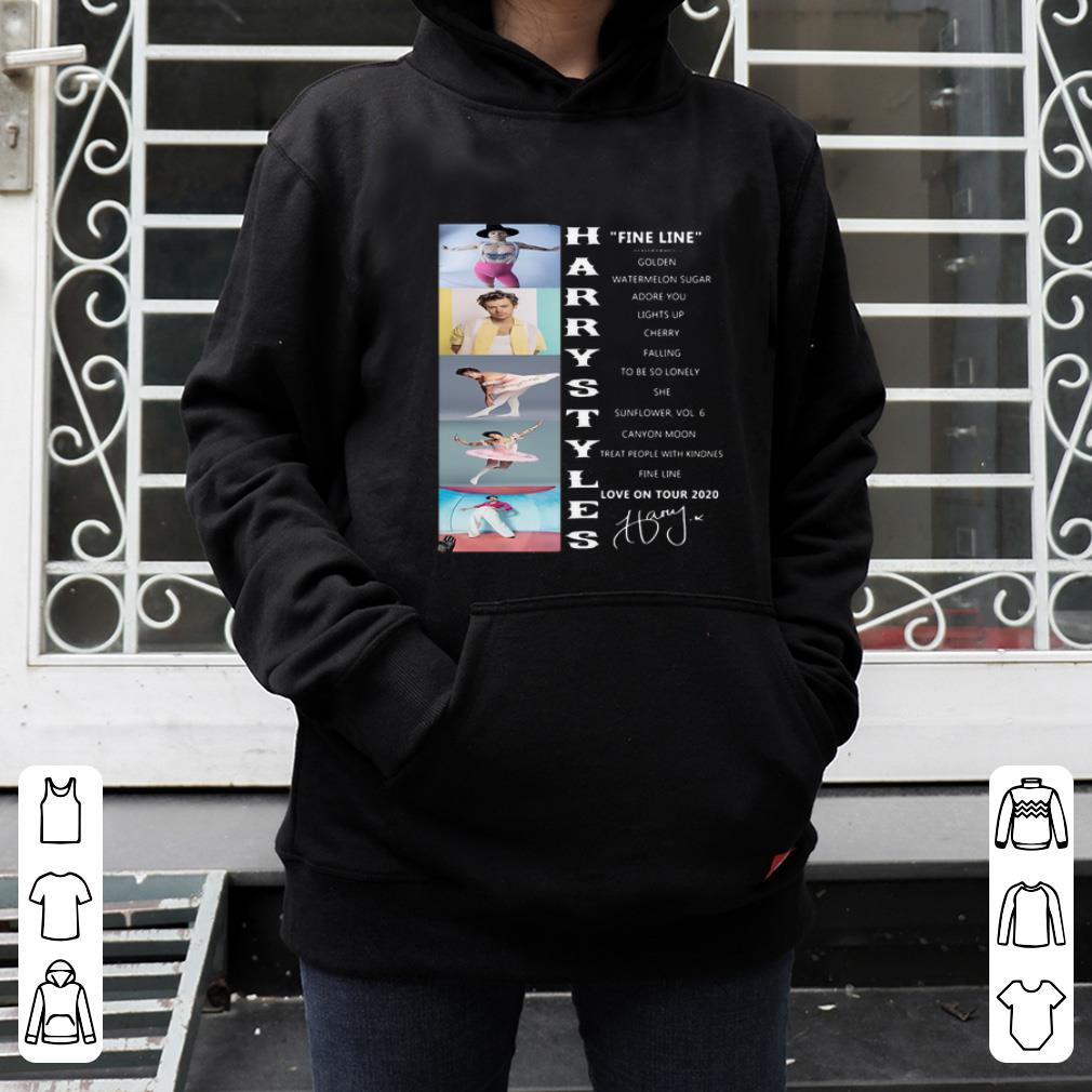 Hot Harry Styles fine line love on tour 2020 signature shirt 4 - Hot Harry Styles fine line love on tour 2020 signature shirt