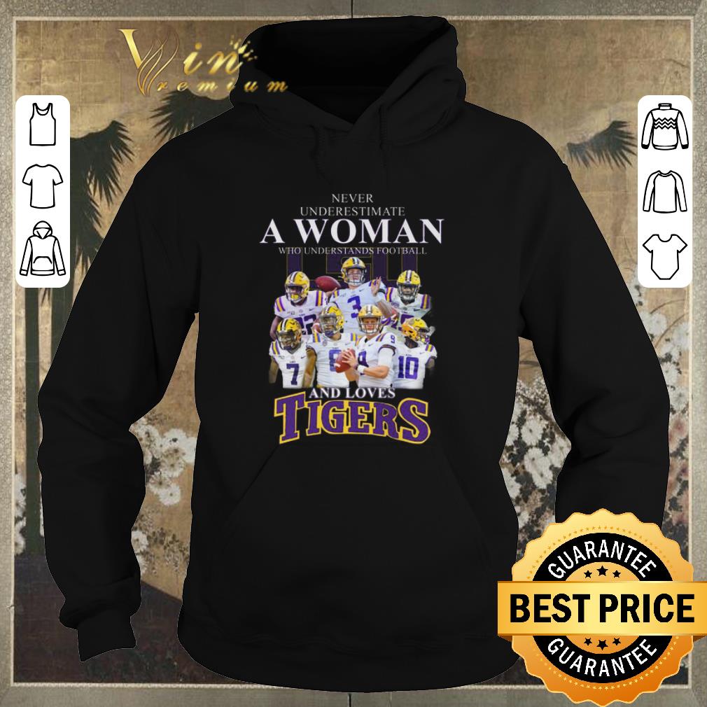 Hot Never underestimate a woman who understands and loves LSU Tigers shirt sweater 4 - Hot Never underestimate a woman who understands and loves LSU Tigers shirt sweater