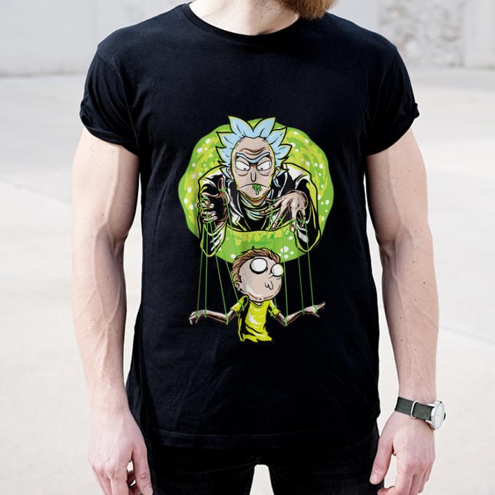 Hot Rick And Morty Puppet And Space Portal shirt 4 - Hot Rick And Morty Puppet And Space Portal shirt
