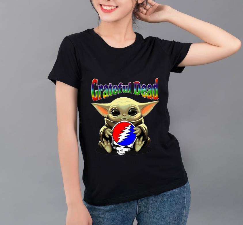 Hot Star Wars Baby Yoda Hug Grateful Dead shirt 4 - Hot Star Wars Baby Yoda Hug Grateful Dead shirt