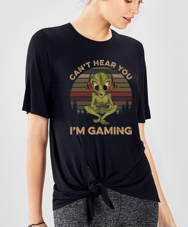 Hot Vintage Aliens Can t Hear You I m Gaming shirt 4 - Hot Vintage Aliens Can’t Hear You I’m Gaming shirt