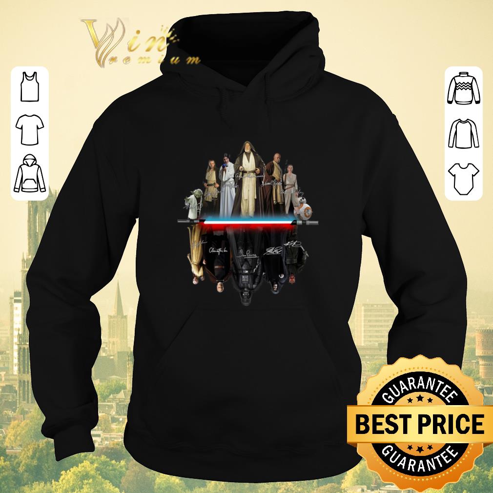Hot all signature autographed Characters Star Wars shirt sweater 4 - Hot all signature autographed Characters Star Wars shirt sweater