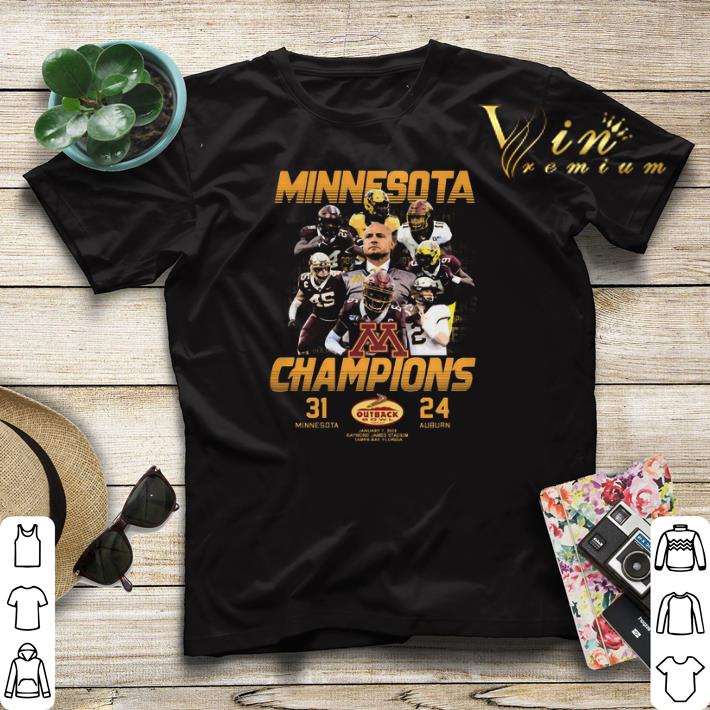 Minnesota Golden Gophers Champions 31 24 Auburn Tigers shirt sweater 4 - Minnesota Golden Gophers Champions 31 24 Auburn Tigers shirt sweater