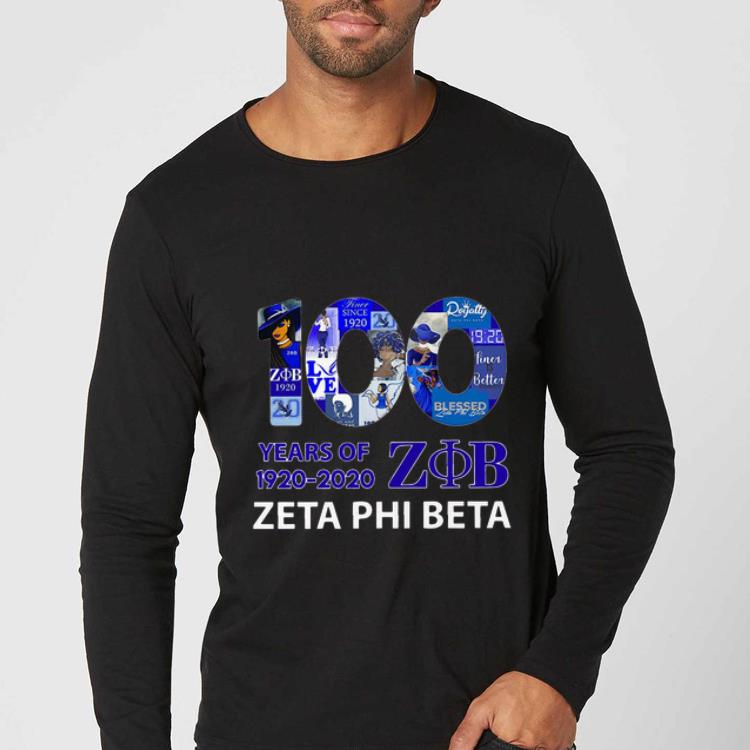 Nice 100 Years Of 1920 2020 Zeta Phi Beta shirt 4 - Nice 100 Years Of 1920 2020 Zeta Phi Beta shirt