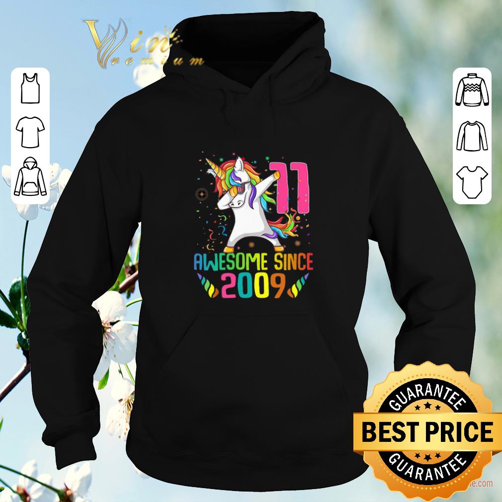 Nice Awesome Since 2009 11 Years Old 11th Birthday Unicorn Dabbing shirt sweater Nice Awesome Since 2009 11 Years Old 11th Birthday Unicorn Dabbing shirt sweater 4 - Nice Awesome Since 2009 11 Years Old 11th Birthday Unicorn Dabbing shirt sweater