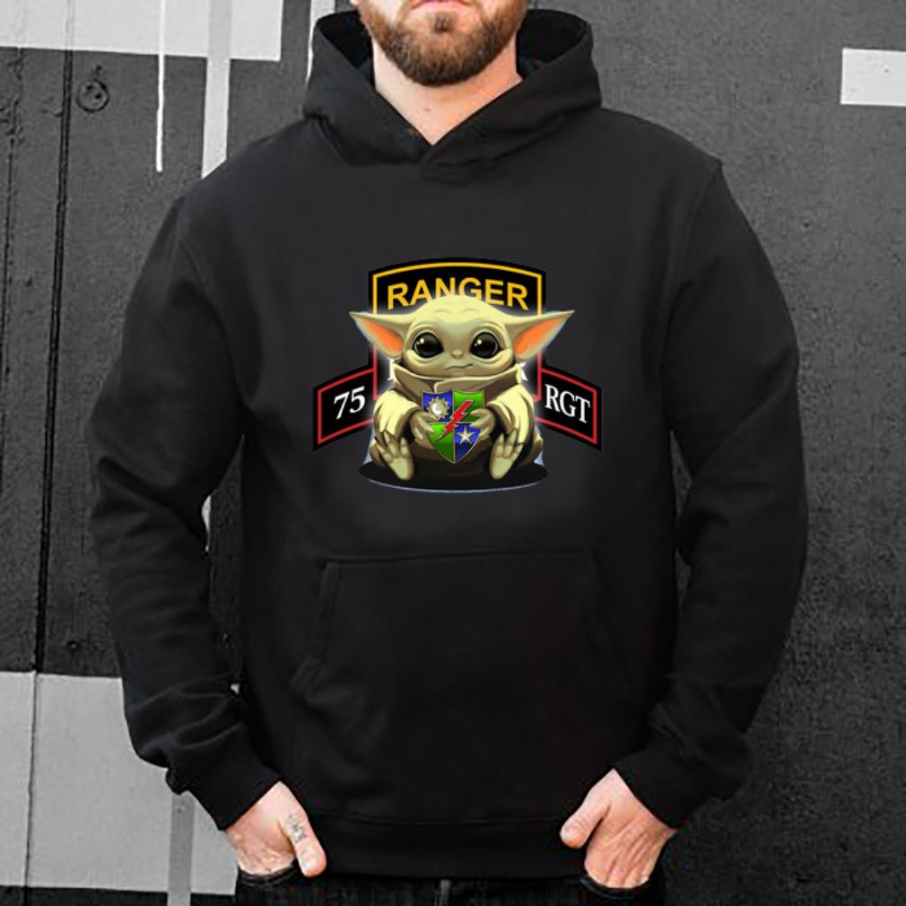 Nice Baby Yoda Hug 75th Ranger Regiment shirt 4 - Nice Baby Yoda Hug 75th Ranger Regiment shirt