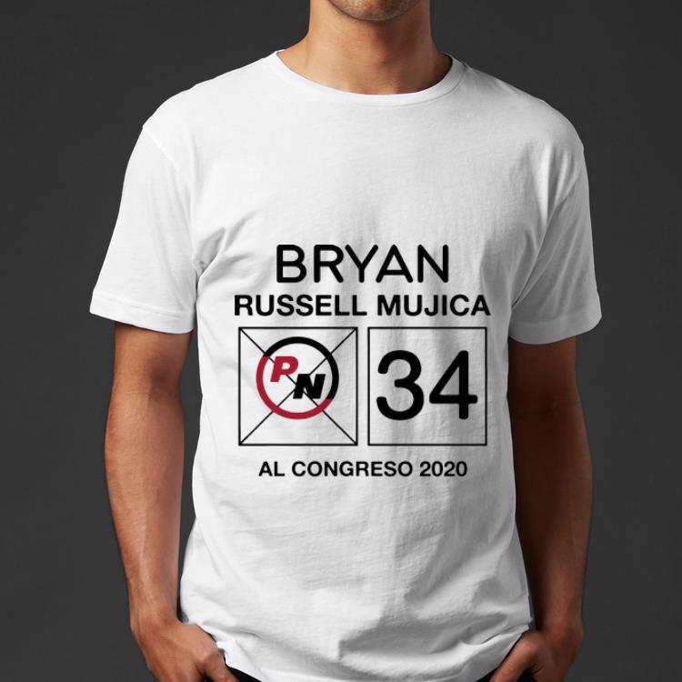 Nice Bryan Russell Mujica PN 34 AL Congreso 2020 shirt 4 - Nice Bryan Russell Mujica PN 34 AL Congreso 2020 shirt