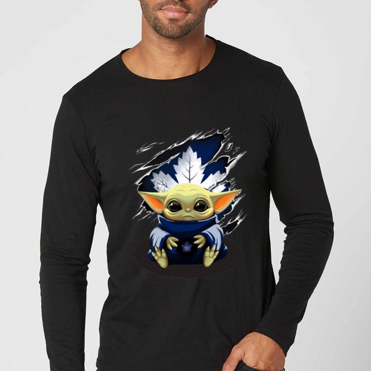 Nice Star Wars Baby Yoda Blood Inside Toronto Maple Leafs shirt 4 - Nice Star Wars Baby Yoda Blood Inside Toronto Maple Leafs shirt