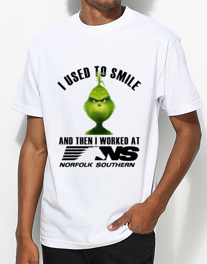 Nice The Grinch I Used To Smile And Then I Worked At Norfolk Southern shirt 4 - Nice The Grinch I Used To Smile And Then I Worked At Norfolk Southern shirt