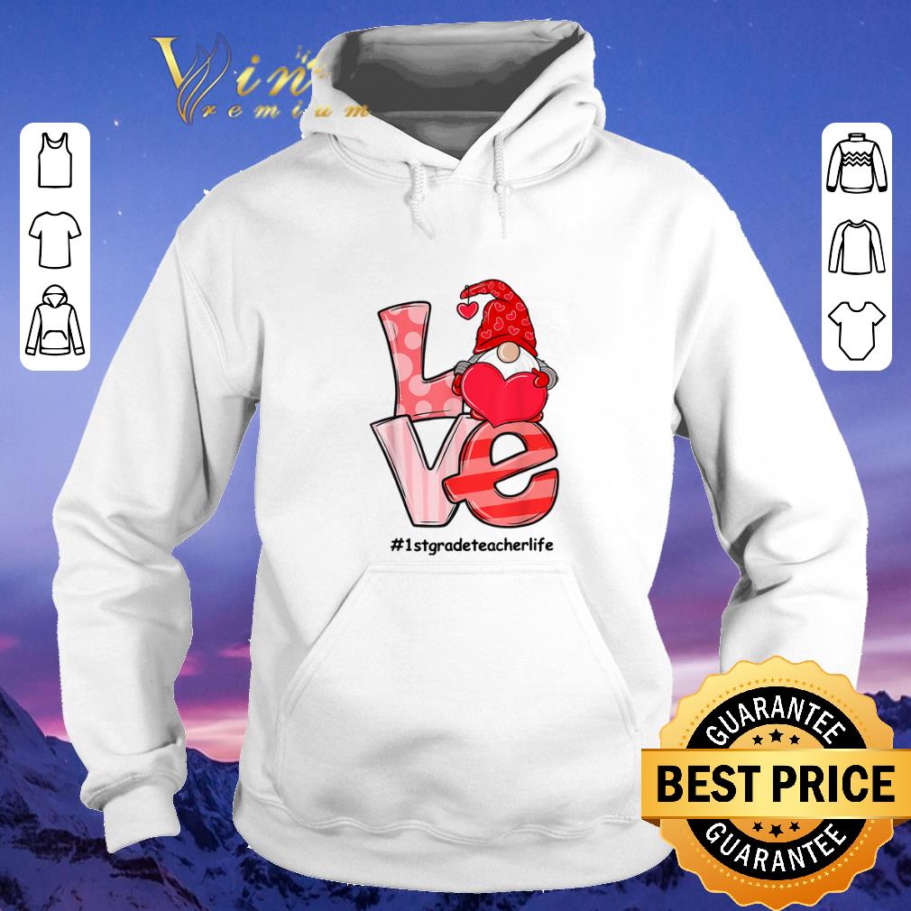 Official Gnome love first grade teacher life Valentine day shirt sweater Official Gnome love first grade teacher life Valentine day shirt sweater 4 - Official Gnome love first grade teacher life Valentine day shirt sweater