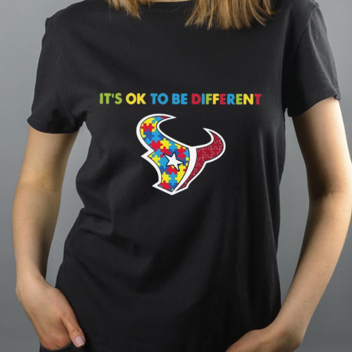 Official Houston Texans Autism It s Ok To Be Different shirt 4 - Official Houston Texans Autism It’s Ok To Be Different shirt