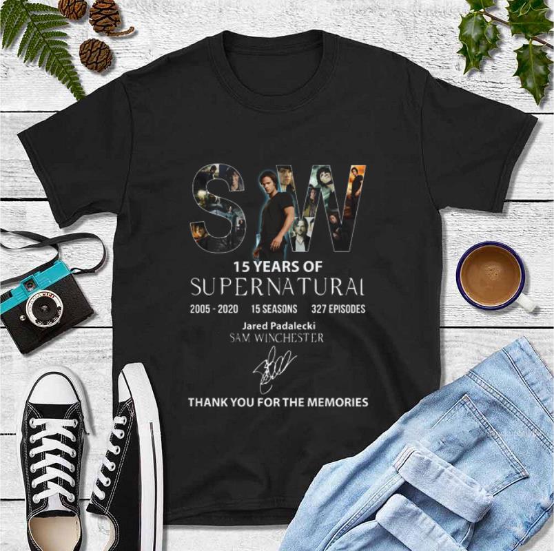 Official SW 15 Years Of Supernatural Thank You For The Memories shirt 4 - Official SW 15 Years Of Supernatural Thank You For The Memories shirt