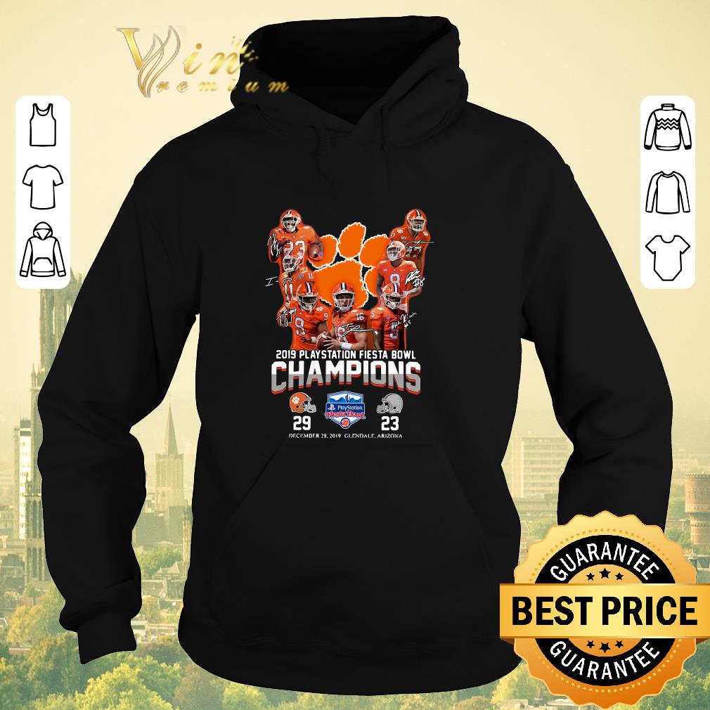 Original 2019 Playstation Fiesta Bowl Champions Clemson Tigers shirt sweater 4 - Original 2019 Playstation Fiesta Bowl Champions Clemson Tigers shirt sweater