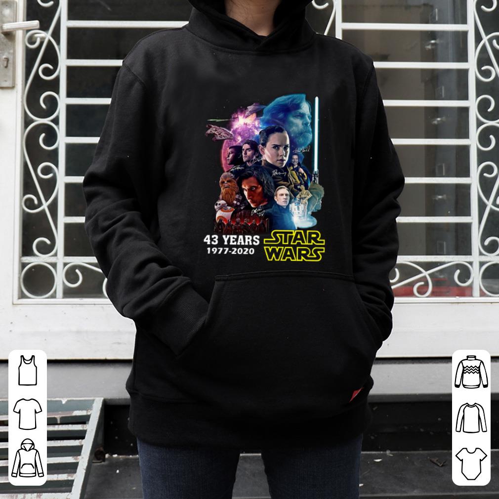Original 43 Years Of Star Wars 1977 2020 shirt 4 - Original 43 Years Of Star Wars 1977-2020 shirt