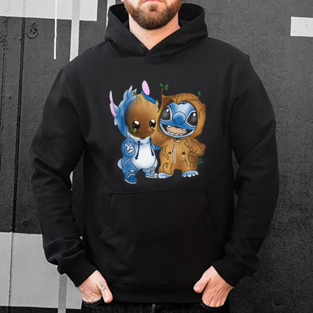 Original Baby Groot And Stitch shirt 4 - Original Baby Groot And Stitch shirt