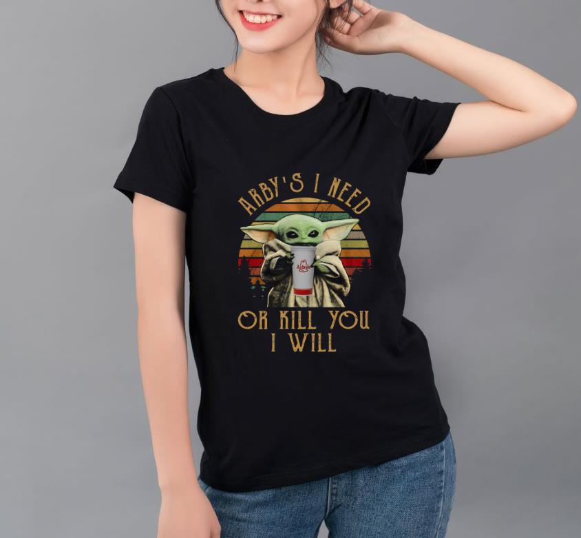 Original Baby Yoda Arby s I need or kill you I will vintage shirt 4 - Original Baby Yoda Arby’s I need or kill you I will vintage shirt