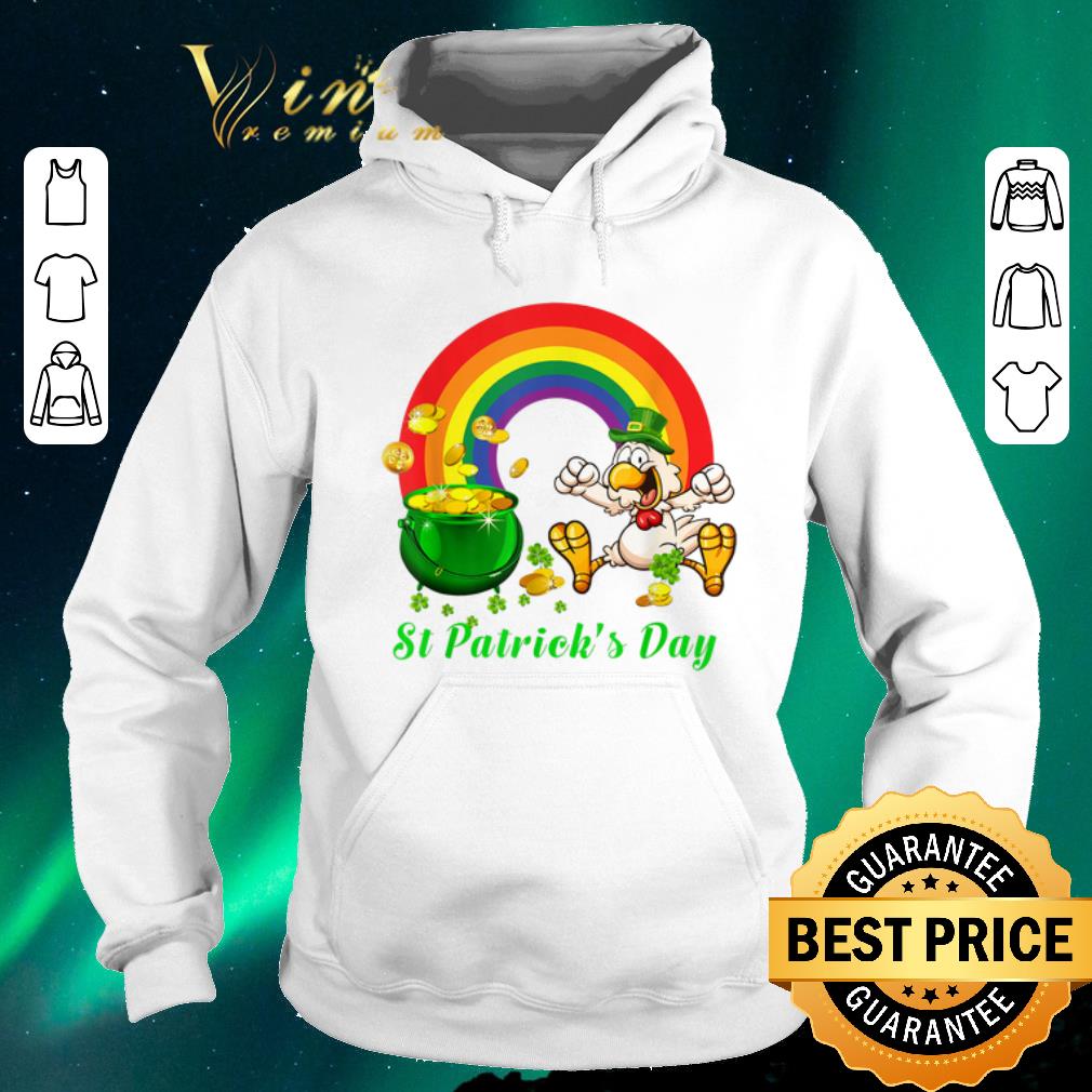 Original Chicken St Patrick s Day Rainbow LGBT shirt sweater 4 - Original Chicken St. Patrick's Day Rainbow LGBT shirt sweater