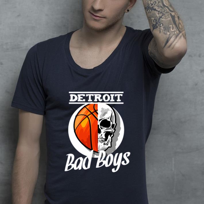 Original Detroit Bad Boys Skull shirt 4 - Original Detroit Bad Boys Skull shirt
