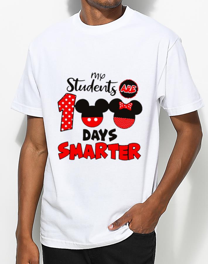 Original My Students Are 100 Days Smarter Mickey shirt 4 - Original My Students Are 100 Days Smarter Mickey shirt