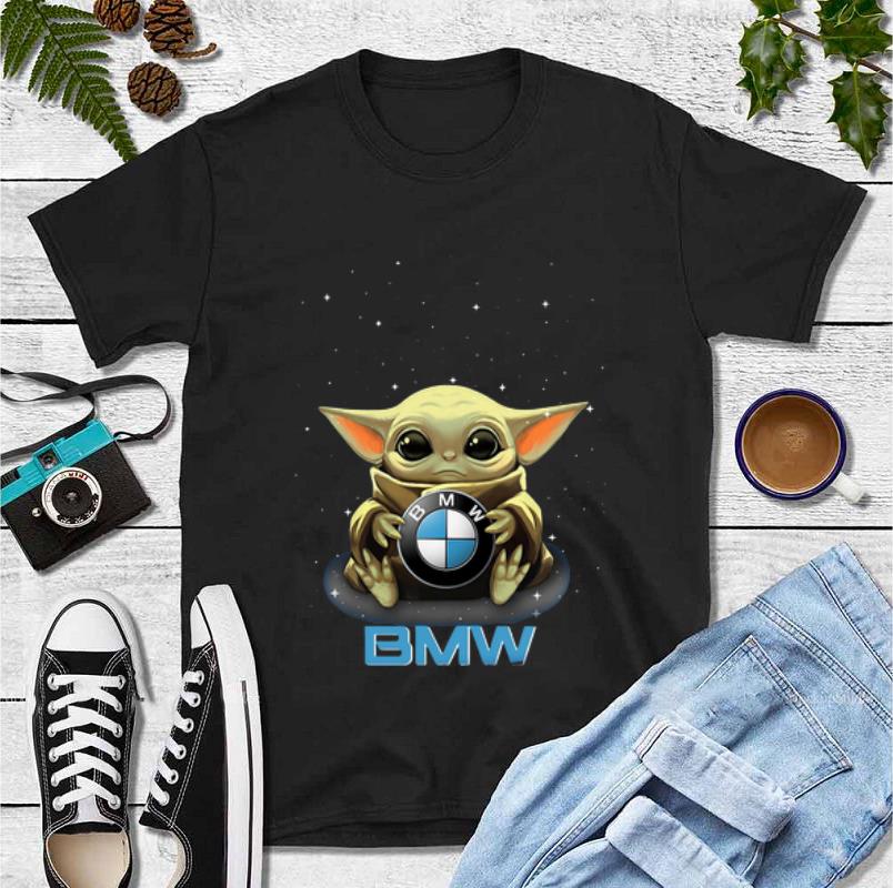 Original Star Wars Baby Yoda Hug BMW shirt 4 - Original Star Wars Baby Yoda Hug BMW shirt
