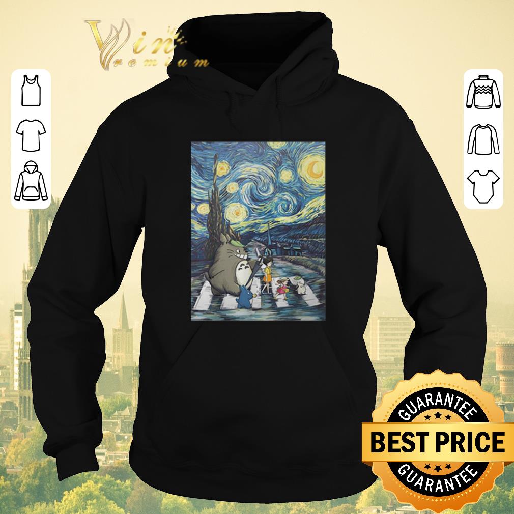 Original Studio Ghibli Friends And Starry Night Abbey Road Van Gogh shirt sweater Original Studio Ghibli Friends And Starry Night Abbey Road Van Gogh shirt sweater 4 - Original Studio Ghibli Friends And Starry Night Abbey Road Van Gogh shirt sweater