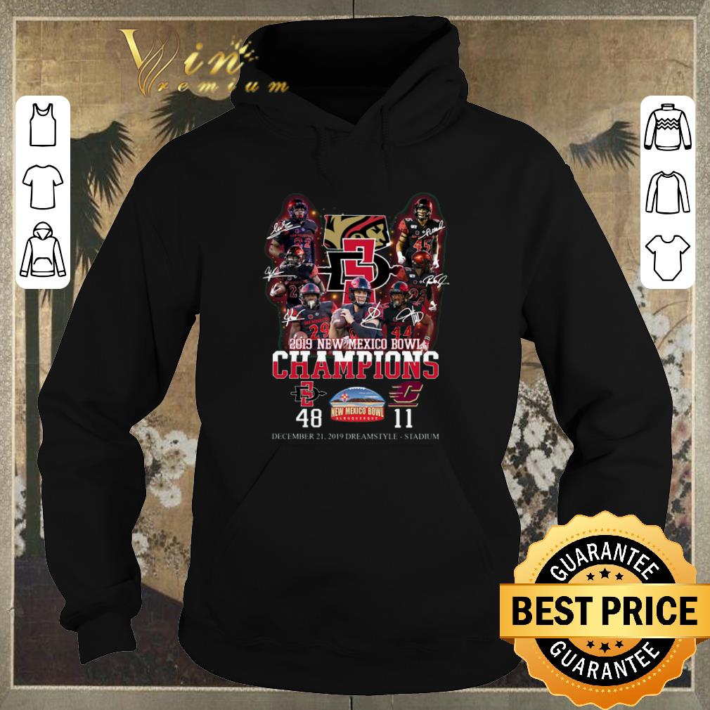 Premium 2019 New Mexico Bowl Champions Aztecs vs Central Michigan signed shirt sweater 4 - Premium 2019 New Mexico Bowl Champions Aztecs vs Central Michigan signed shirt sweater