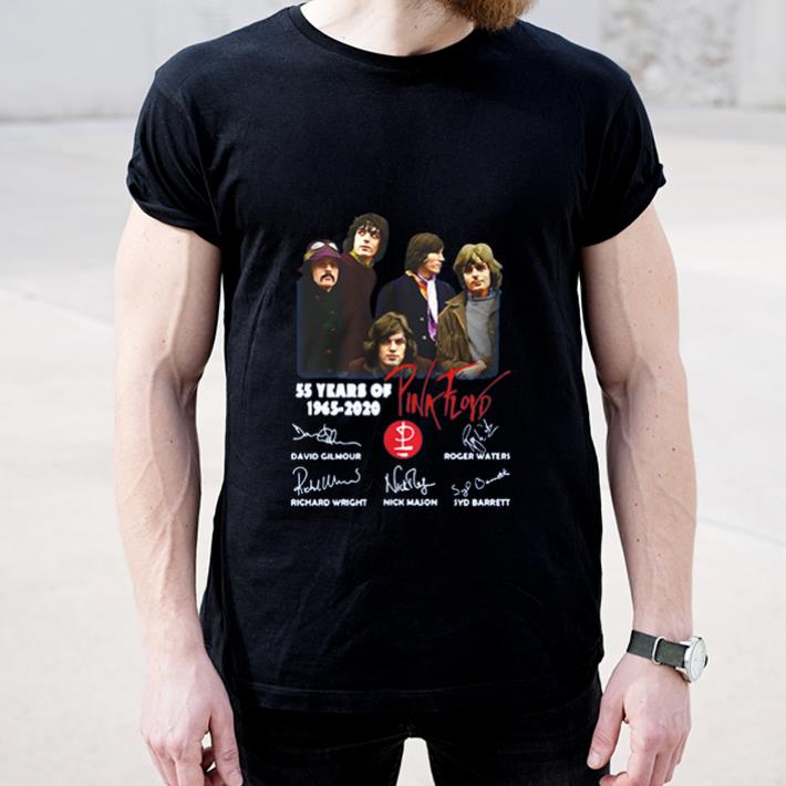 Premium 55 Years Of Pink Floyd Psychedelic Rock 1965 2020 signatures shirt 4 - Premium 55 Years Of Pink Floyd Psychedelic Rock 1965-2020 signatures shirt