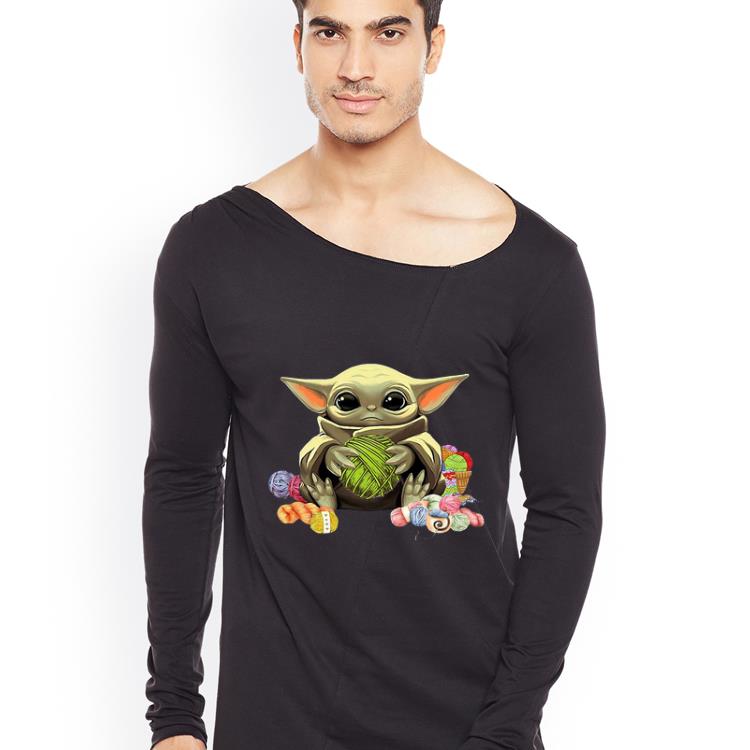 Premium Baby Yoda Hug Wool Rolls shirt 4 - Premium Baby Yoda Hug Wool Rolls shirt