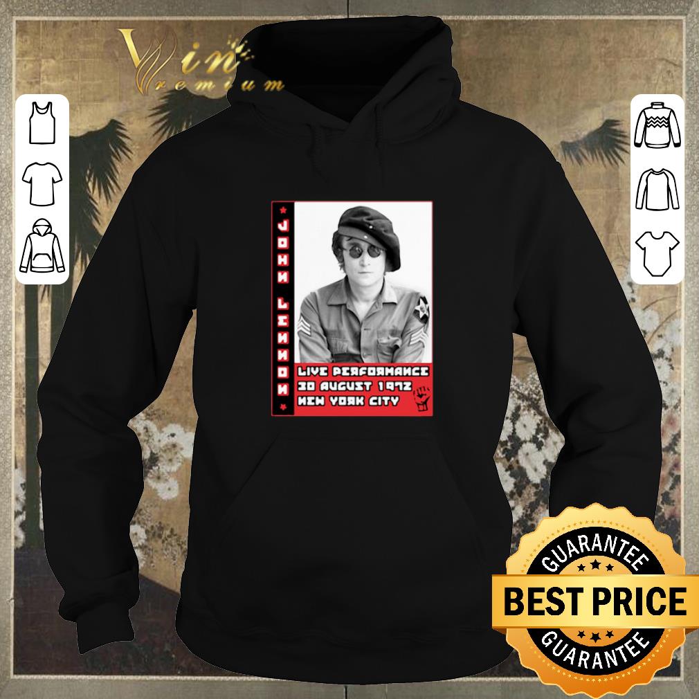 Premium John Lennon live performance 30 august 1972 New York City shirt sweater 4 - Premium John Lennon live performance 30 august 1972 New York City shirt sweater