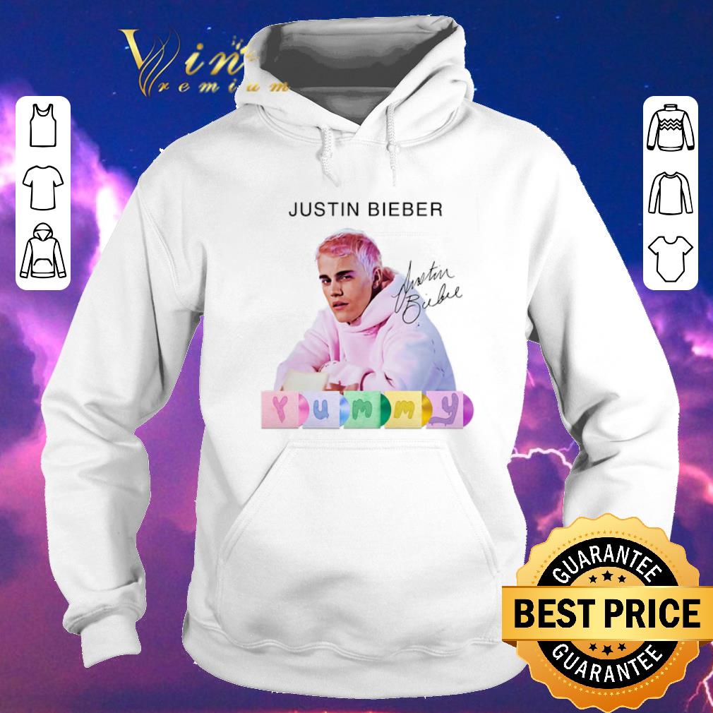 Premium Justin Bieber Yummy signature autographed shirt sweater 4 - Premium Justin Bieber Yummy signature autographed shirt sweater