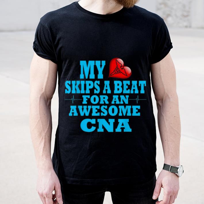 Premium My Heart Skips A Beat For An Awesome CNA Valentine Day shirt 4 - Premium My Heart Skips A Beat For An Awesome CNA Valentine Day shirt