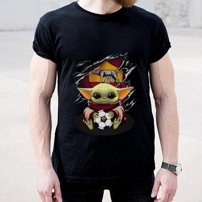 Premium Star Wars Baby Yoda Blood Inside As Roma shirt 4 - Premium Star Wars Baby Yoda Blood Inside As Roma shirt