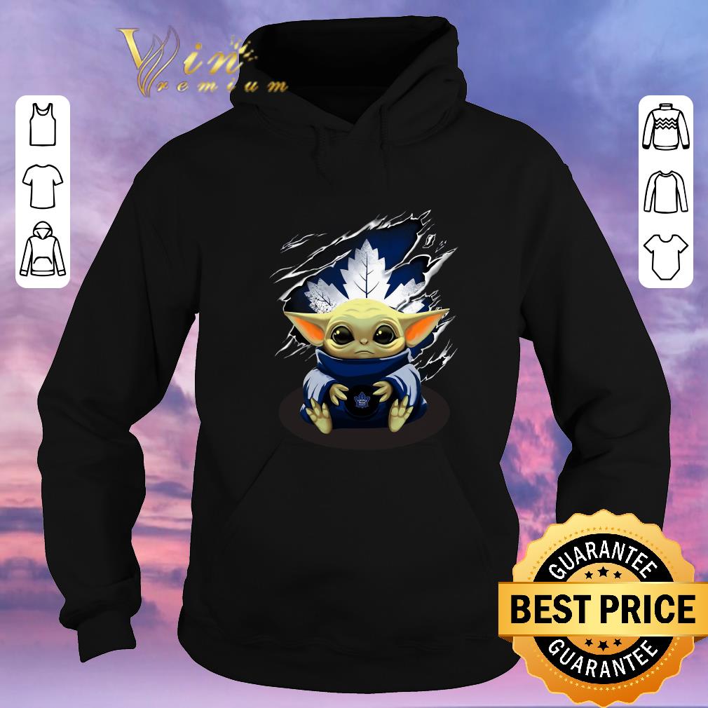 Premium Star Wars Baby Yoda Blood Inside Toronto Maple Leafs shirt sweater 4 - Premium Star Wars Baby Yoda Blood Inside Toronto Maple Leafs shirt sweater