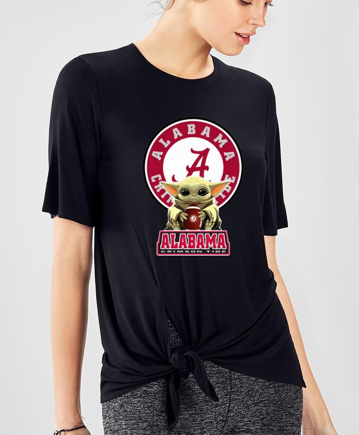 Premium Star Wars Baby Yoda Hug Alabama Crimson Tide shirt 4 - Premium Star Wars Baby Yoda Hug Alabama Crimson Tide shirt
