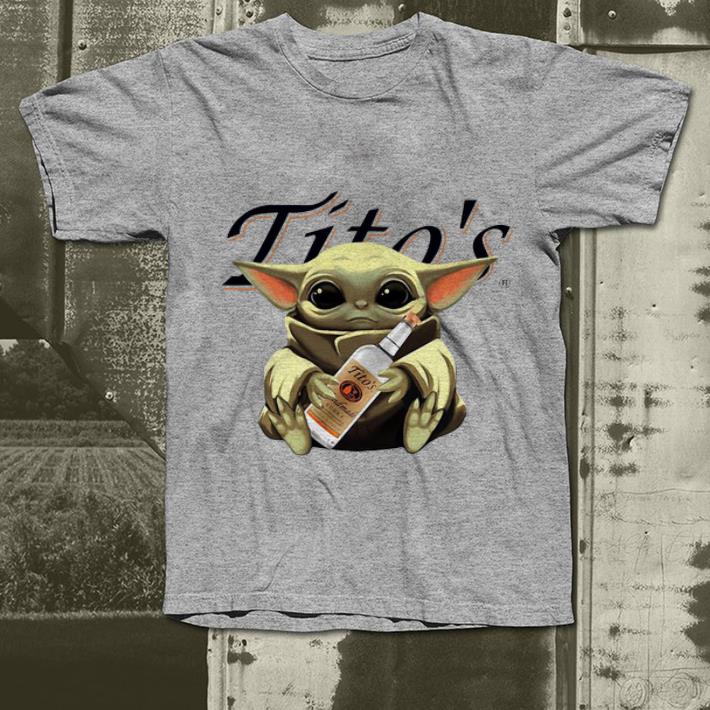 Premium Star Wars Baby Yoda Hugging Tito s Vodka shirt 4 - Premium Star Wars Baby Yoda Hugging Tito’s Vodka shirt