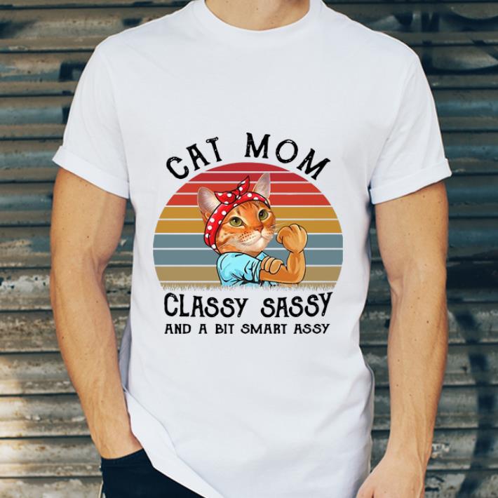Premium Vintage Cat Mom Classy Sassy And A Bit Smart Assy shirt 4 - Premium Vintage Cat Mom Classy Sassy And A Bit Smart Assy shirt