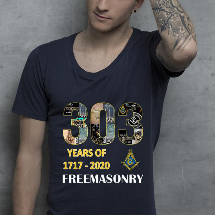 Pretty 303 Years Of Freemasonry 1717 2020 shirt 4 - Pretty 303 Years Of Freemasonry 1717 2020 shirt