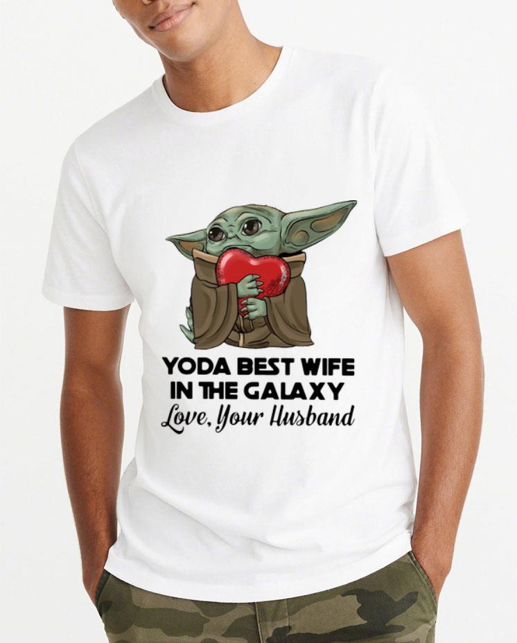 Pretty Baby Yoda Best Wife In The Galaxy Love Your Husband shirt 4 - Pretty Baby Yoda Best Wife In The Galaxy Love Your Husband shirt
