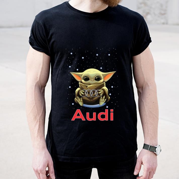 Pretty Baby Yoda Hug Audi shirt 4 - Pretty Baby Yoda Hug Audi shirt